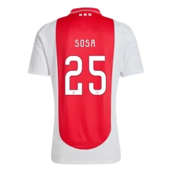 AFC Ajax Amsterdam Sosa #25 Voetbalshirt 2024-25 Thuistenue Heren